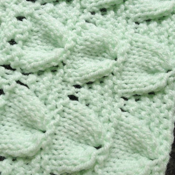 BLUEBELL IN ARAN  Baby Blanket
