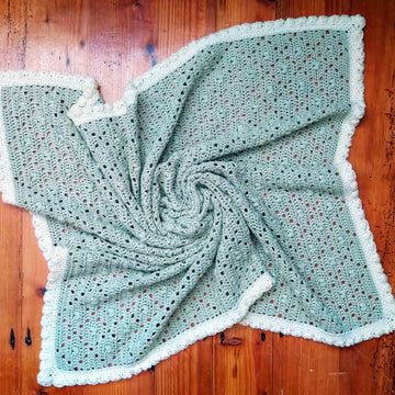 Hearts in Diamonds Baby Blanket