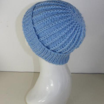 Fluffy Fishermans Rib Beanie Hat