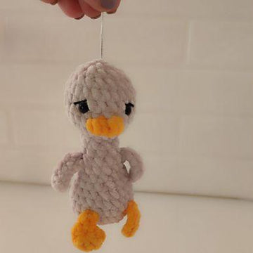 Crochet Pattern Goose Keychain, Duck Amigurumi