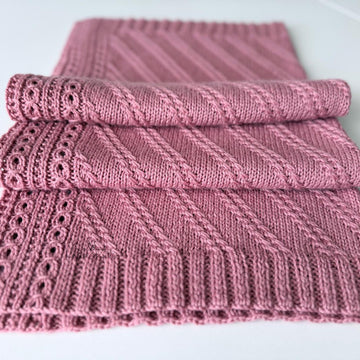 Rosie Rows Baby Blanket