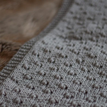 Knot Stitch Baby Blanket