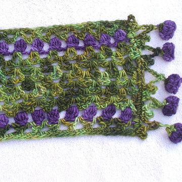 Dancing Crocus Scarf and Infinity Scarf