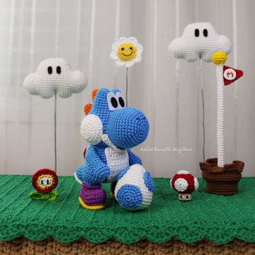 Yoshi – Chibi Amigurumi Crochet Pattern PDF + Bonus Egg Pattern