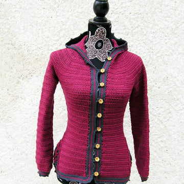 Jehanne hooded cardigan