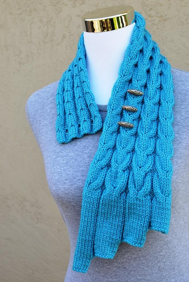 Waterfall Cables Scarf
