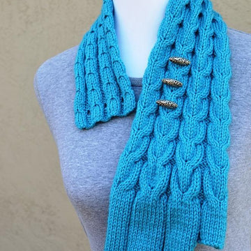 Waterfall Cables Scarf