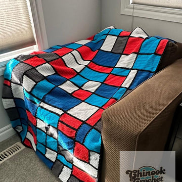 Patchwork Bricks Blanket
