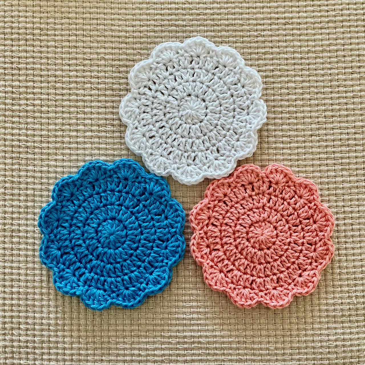 Single Daisy Coaster