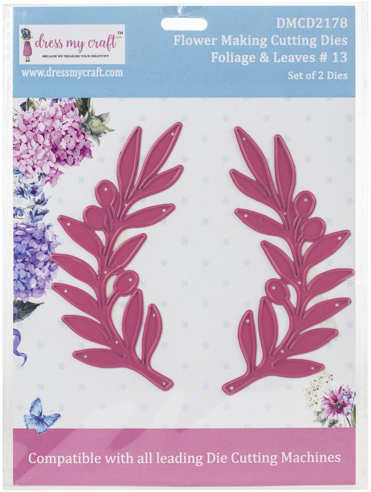 Dress My Craft Dies - Flower Making-Foliage & Leaves #13