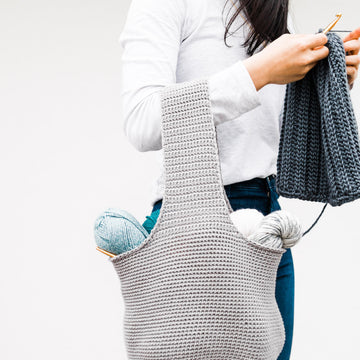 Adley Project Bag + Yarn Basket
