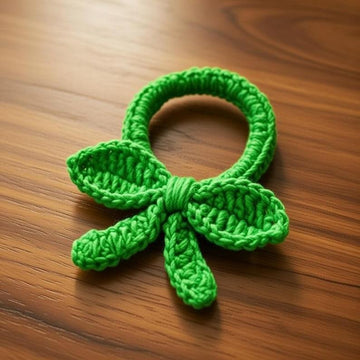 Crochet Bow Scrunchie Pattern | PDF Photo & Video Tutorial | Easy Hair Accessory