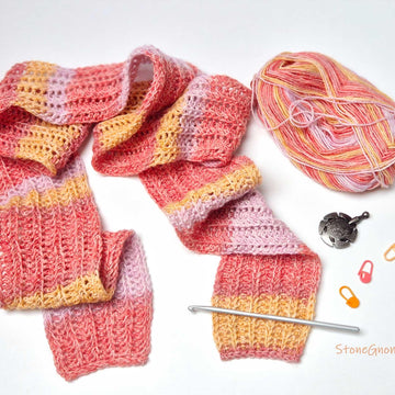 Slim Tunisian Breeze Scarf