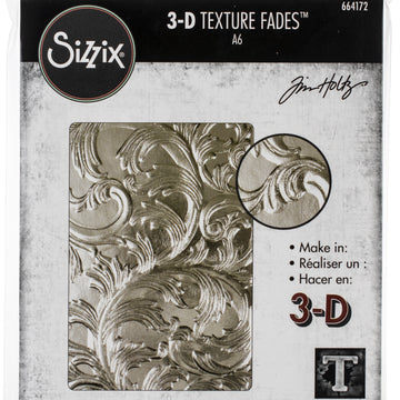 Sizzix 3D Textured Impressions Embossing Folder By Tim Holtz - Elegant