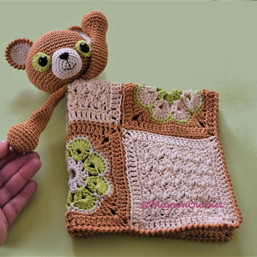 Bear Lovey blanket Oscar