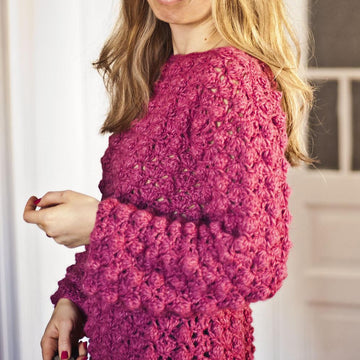 Ladies Popcorn Sweater