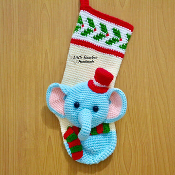 Elephant Christmas Stocking