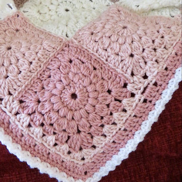 Wrapped in Sunbursts Baby Blanket - Lion Brand Mandala (DK Weight)