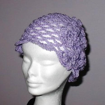 Violet Flower Hat