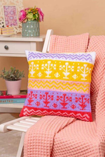 Flower Baskets Cushion Cover