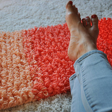 Ombre' Loop Stitch Rug