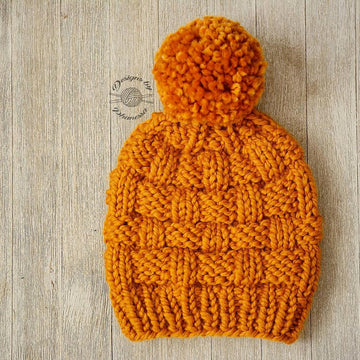 Basket Weave Slouch Beanie