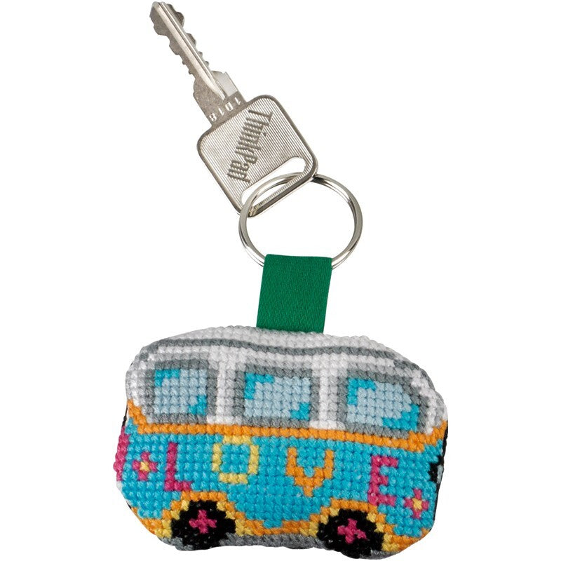 Permin VW Love Cross Stitch Kit - 7 x 5 cm