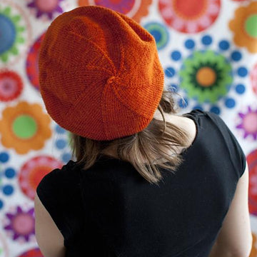Windmill Beret in Fingering