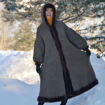Coat Mysterious Lady