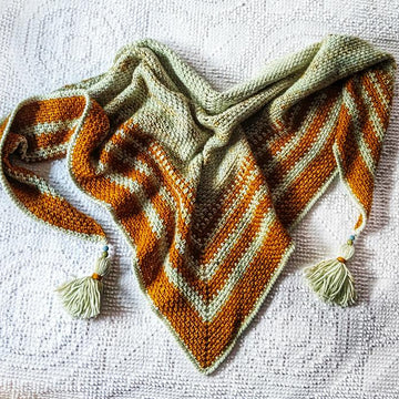Tidal Fades Shawl DK