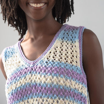 Split Back Lace Tank