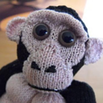 Gordon the Grumpy Gorilla Toy Knitting Pattern
