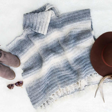 Braided Boho Poncho