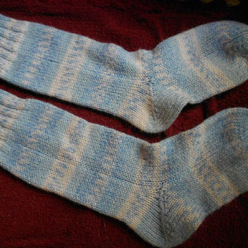 Simple Short--Row Heel Socks (with 3 DPN's)