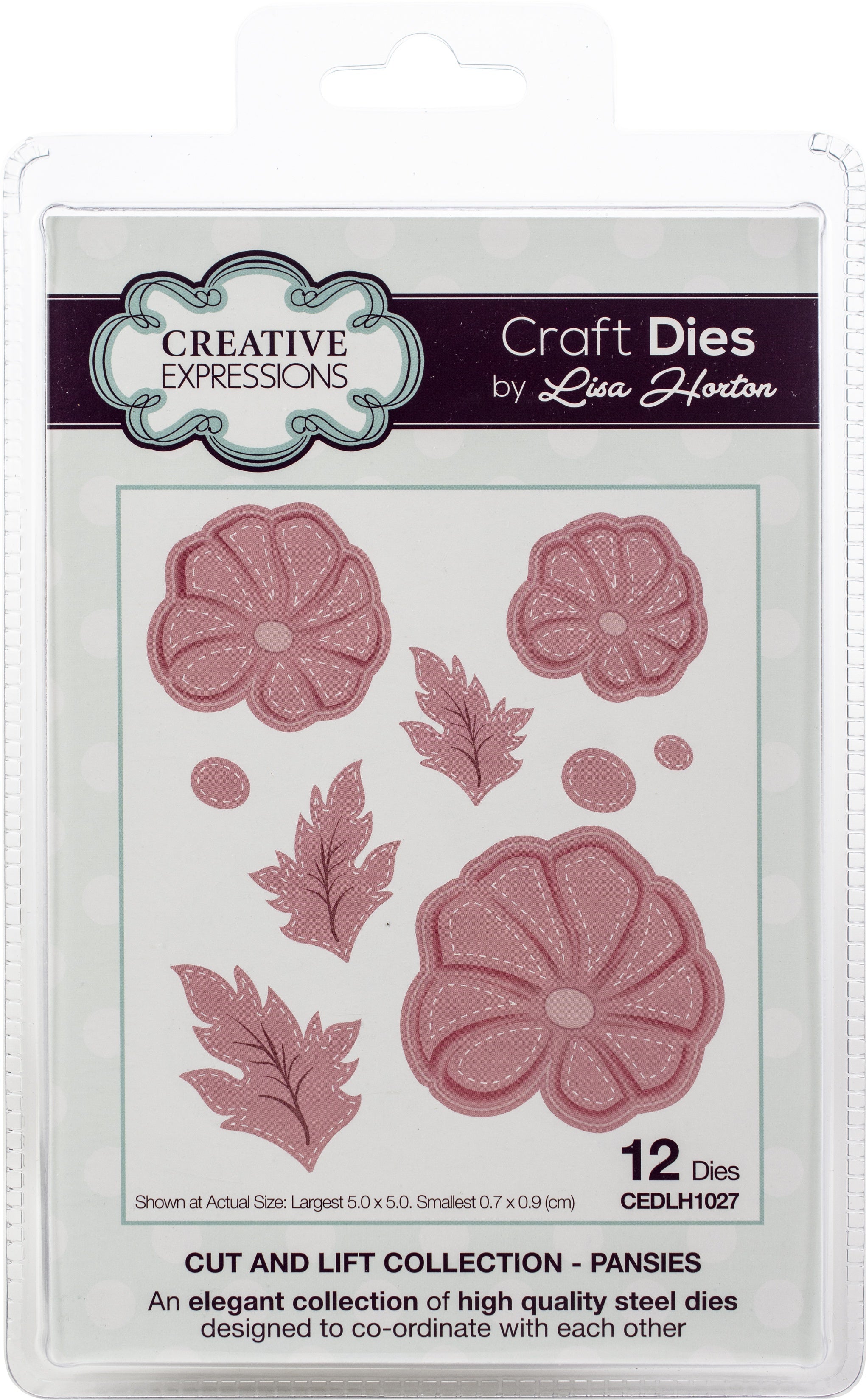 Creative Expressions Cut & Lift Die Collection - Pansies
