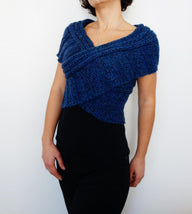 Criss Cross Ribbed Shrug