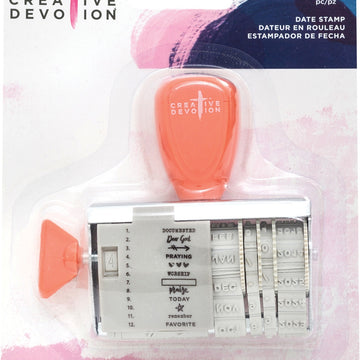American Crafts Creative Devotion Rotary Stamp - Phrases & Symbols