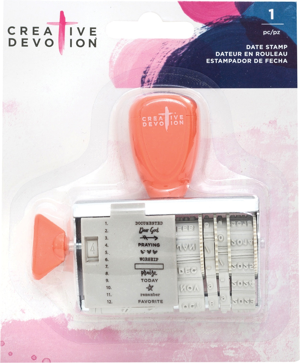 American Crafts Creative Devotion Rotary Stamp - Phrases & Symbols
