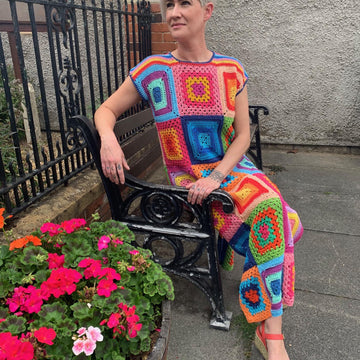 Over The Rainbow Granny Dress