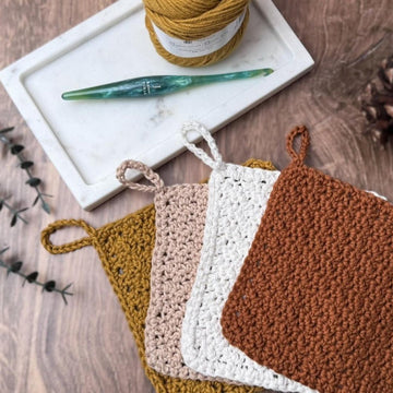 Crunch Stitch Washcloth