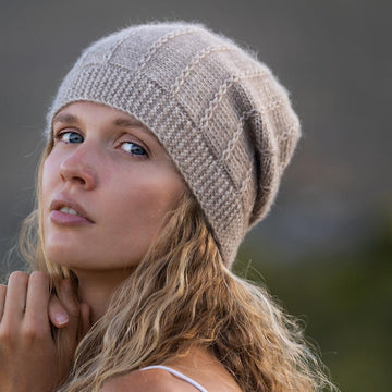 Kalahari beanie knitting pattern