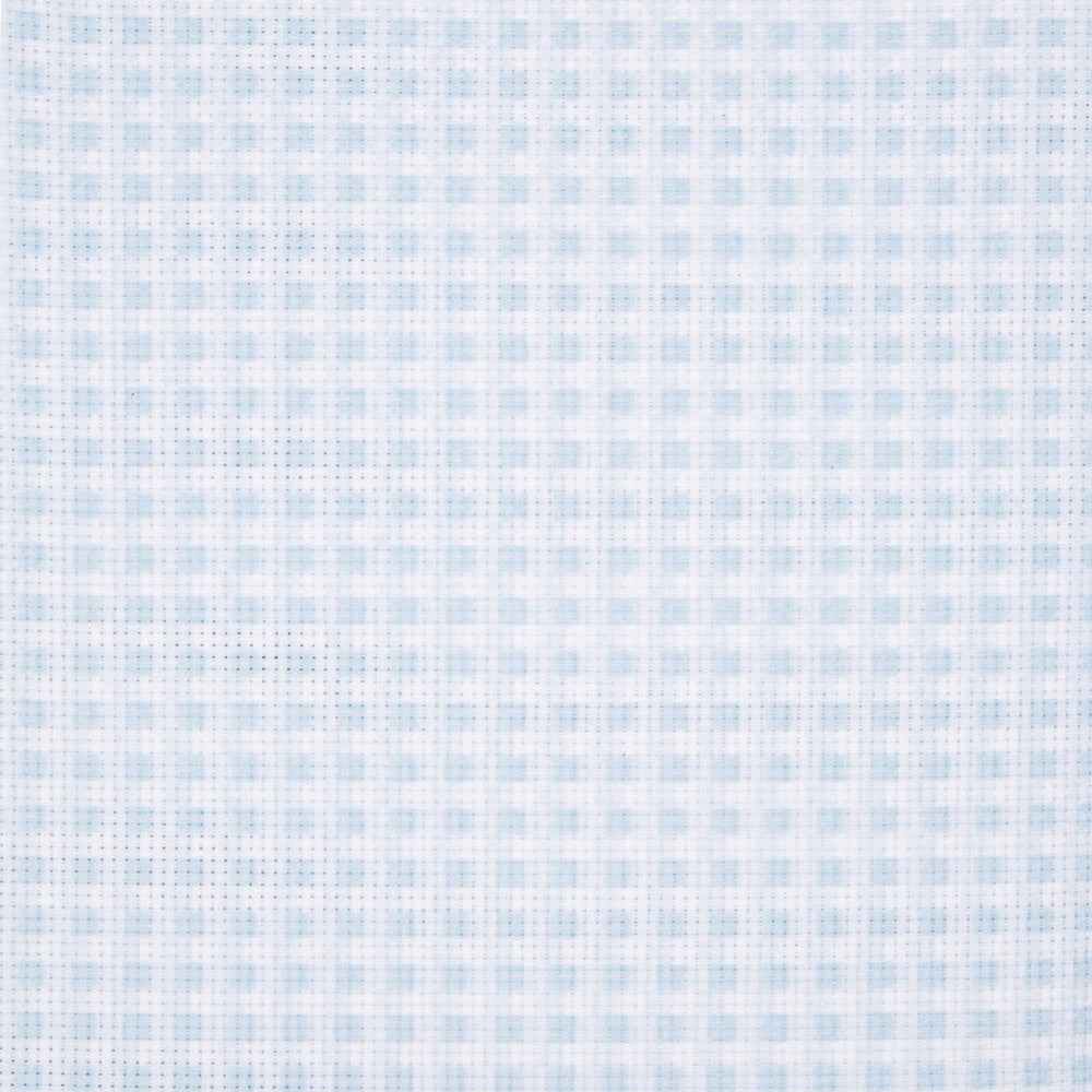 DMC 14 Count Impressions Aida Blue Checks 30" x 39"