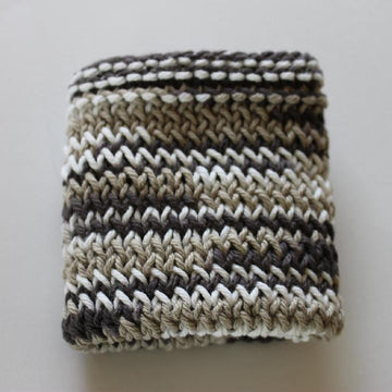 Twisted Stockinette Stitch Dishcloth