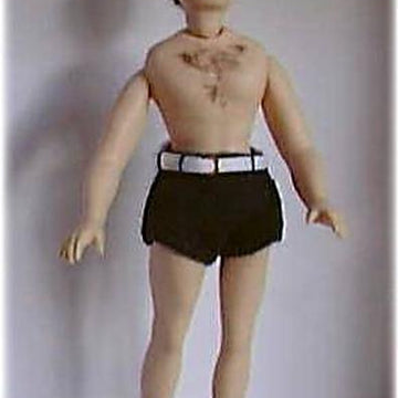 1:12th scale Men's sportswear c. 1940s