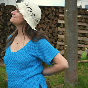 Lace Flower Hat