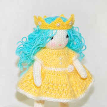 Knitted doll princess Annie