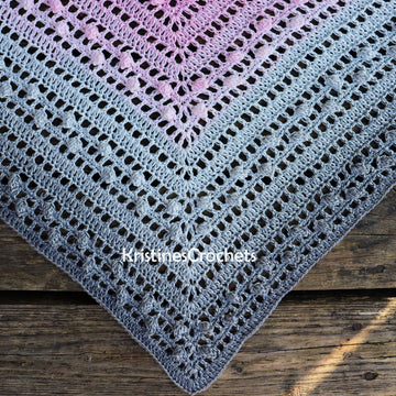 Popcorn Triangle Shawl