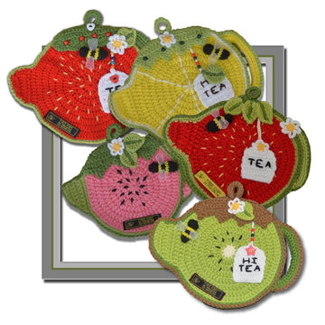 Fruity Tea Pot - Pot & Plate Holders