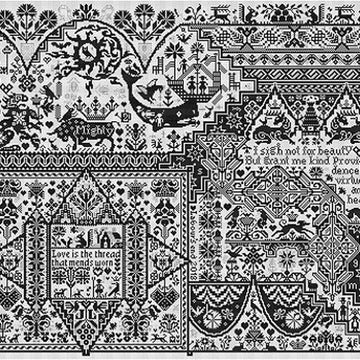 Long Dog Samplers Life After Death Sampler Cross Stitch Pattern - 2007648 -  Leaflet