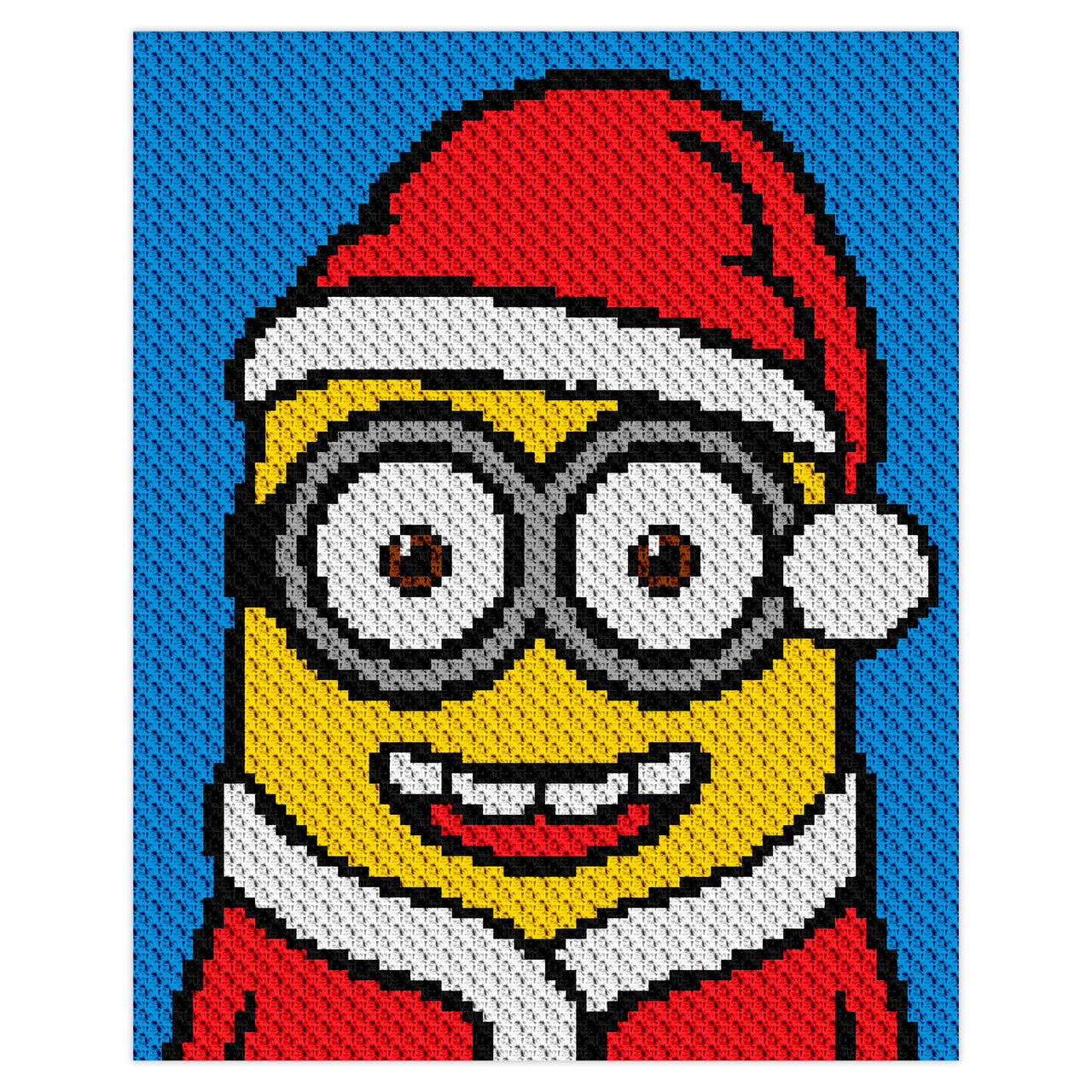 C2C Santa Minion Crochet blanket pattern